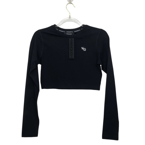 Vanquish VO Boutique Black Long Sleeve Crop - Picture 1 of 3